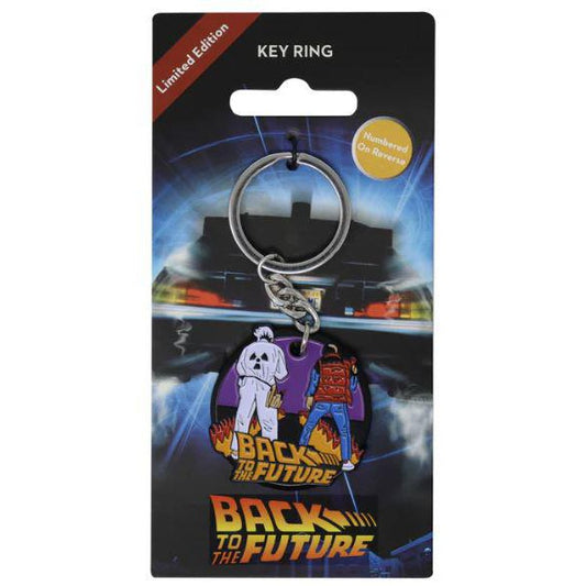 Back to the Future Limited Edition Marty McFly & Doc Brown Key Ring