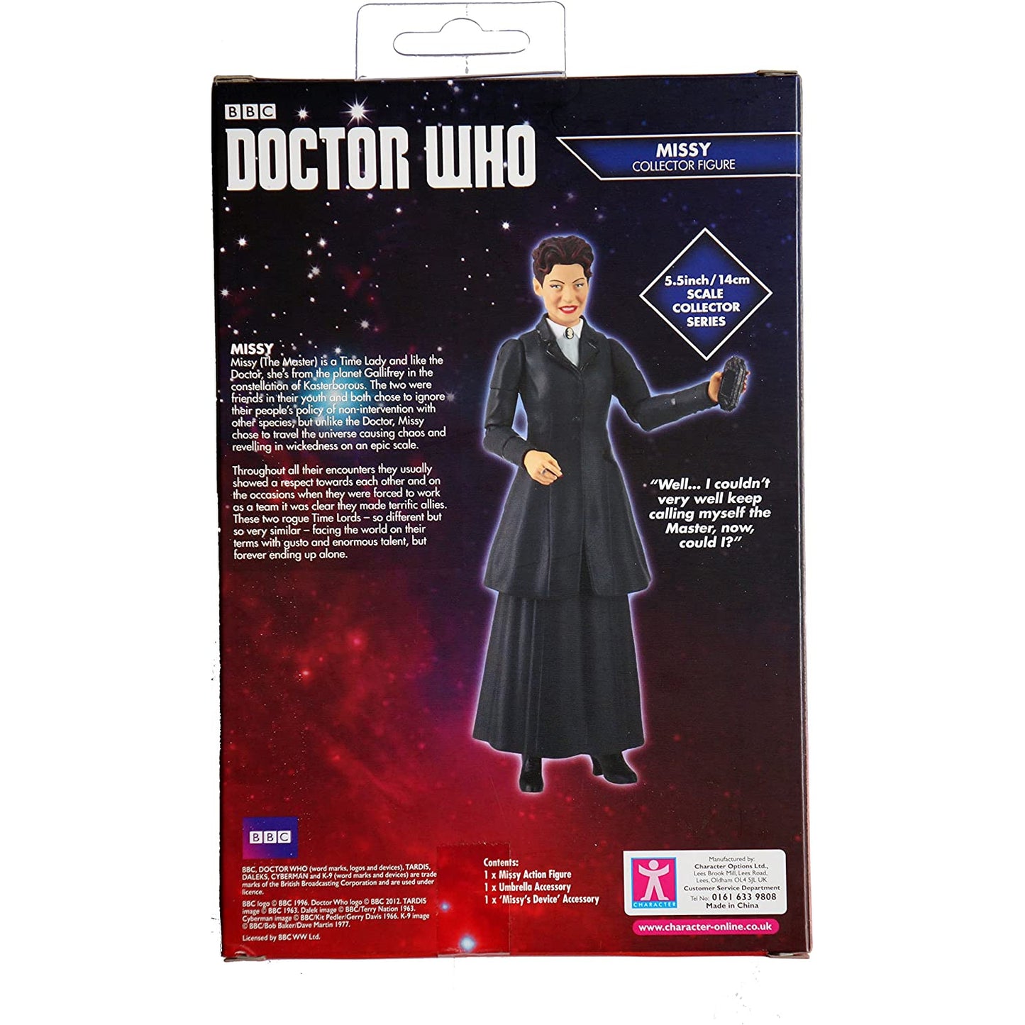 Doctor Who Collector Series Missy (Black Dress) The Master 5" Action Figure