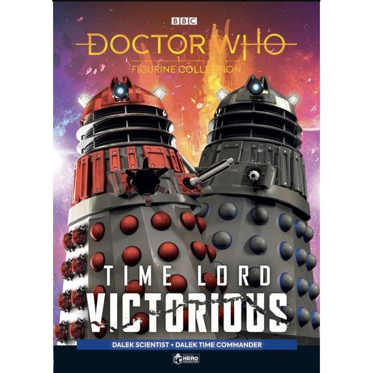 Eaglemoss Doctor Who Time Lord Victorious - Commander & Dalek Scientist Box Set