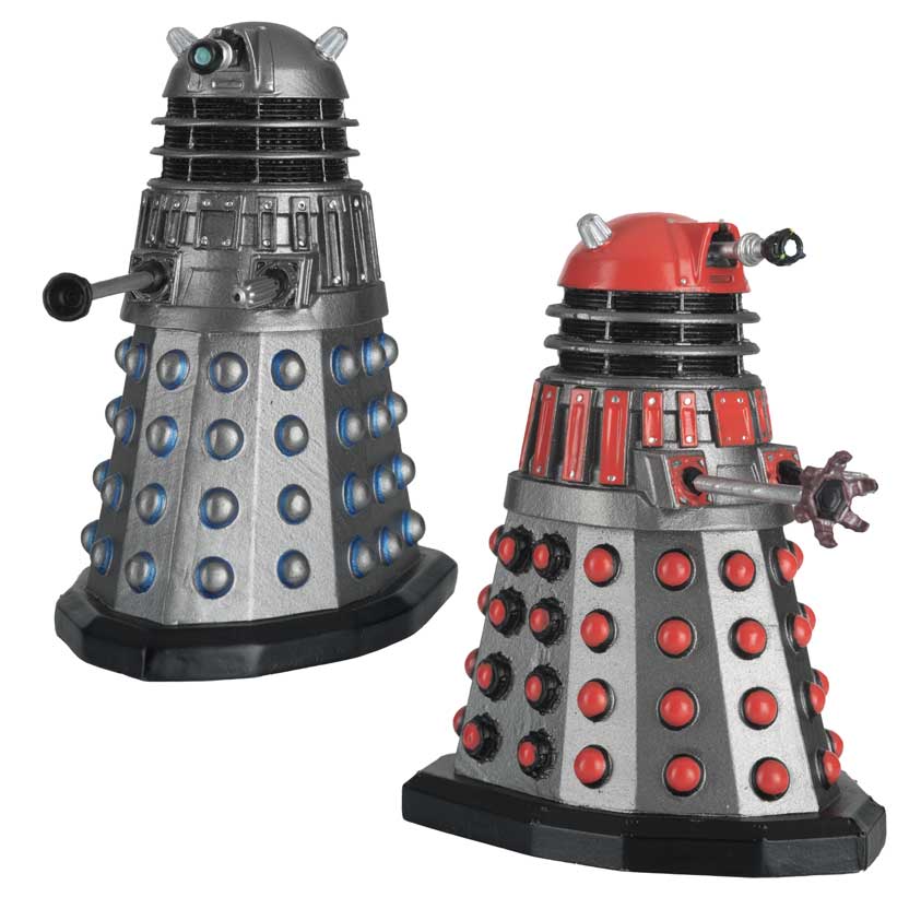 Eaglemoss Doctor Who Time Lord Victorious - Commander & Dalek Scientist Box Set