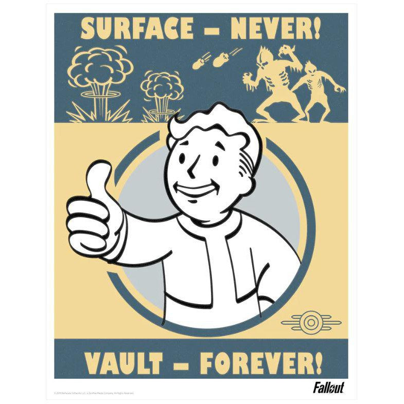 Fallout Limited Edition Premium Lithograph Art Print Set