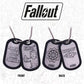 Fallout Vault Tec Metal Dog Tags Fanattik