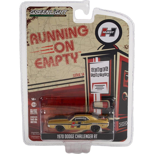Greenlight Running On Empty 1:64 1970 Dodge Challenger RT Hurst 41140-C