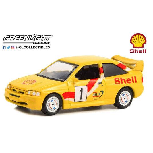 Greenlight Running On Empty 1:64 1996 Ford Escort RS Cosworth Shell Oil Special Edition 41125-C