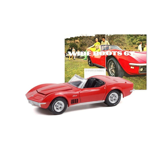 Greenlight Wide Boots GT 1:64 1969 Chevrolet Corvette Goodyear Tyres Hobby Exclusive 30248