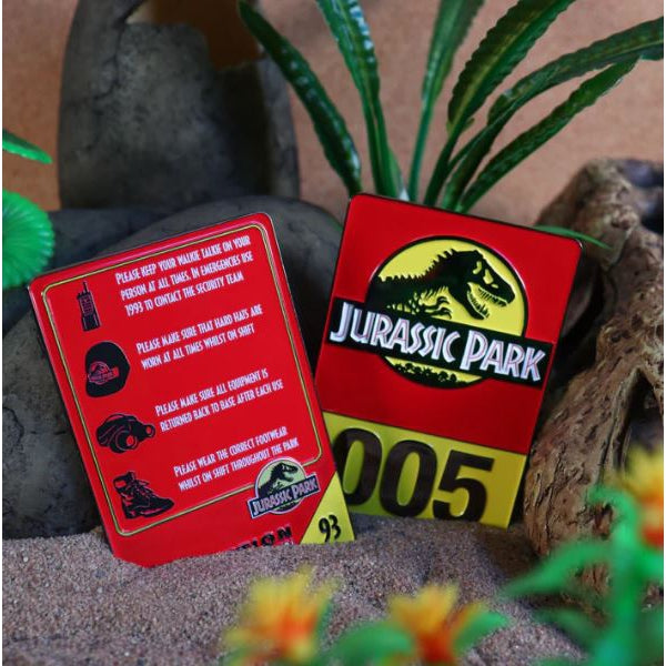 Jurassic Park 30th Anniversary Limited Edition Replica Jeep I.D Card Fanattik