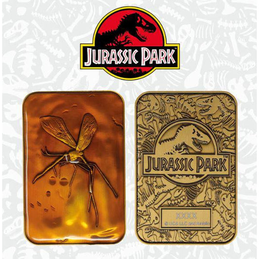 Jurassic Park Limited Edition Mosquito In Amber Metal Ingot Fanattik