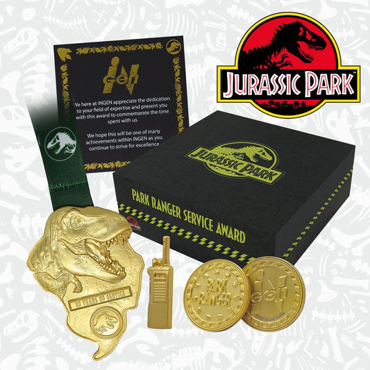 Jurassic Park Ranger Division Service Award Premium Collectors Box Fanattik