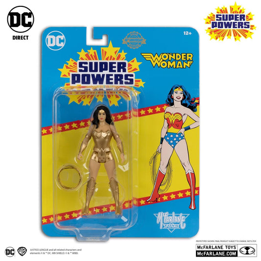 McFarlane Toys DC Direct Super Powers Wave 9 - Wonder Woman (40th Anniversary Gold Chase) PRE-ORDER