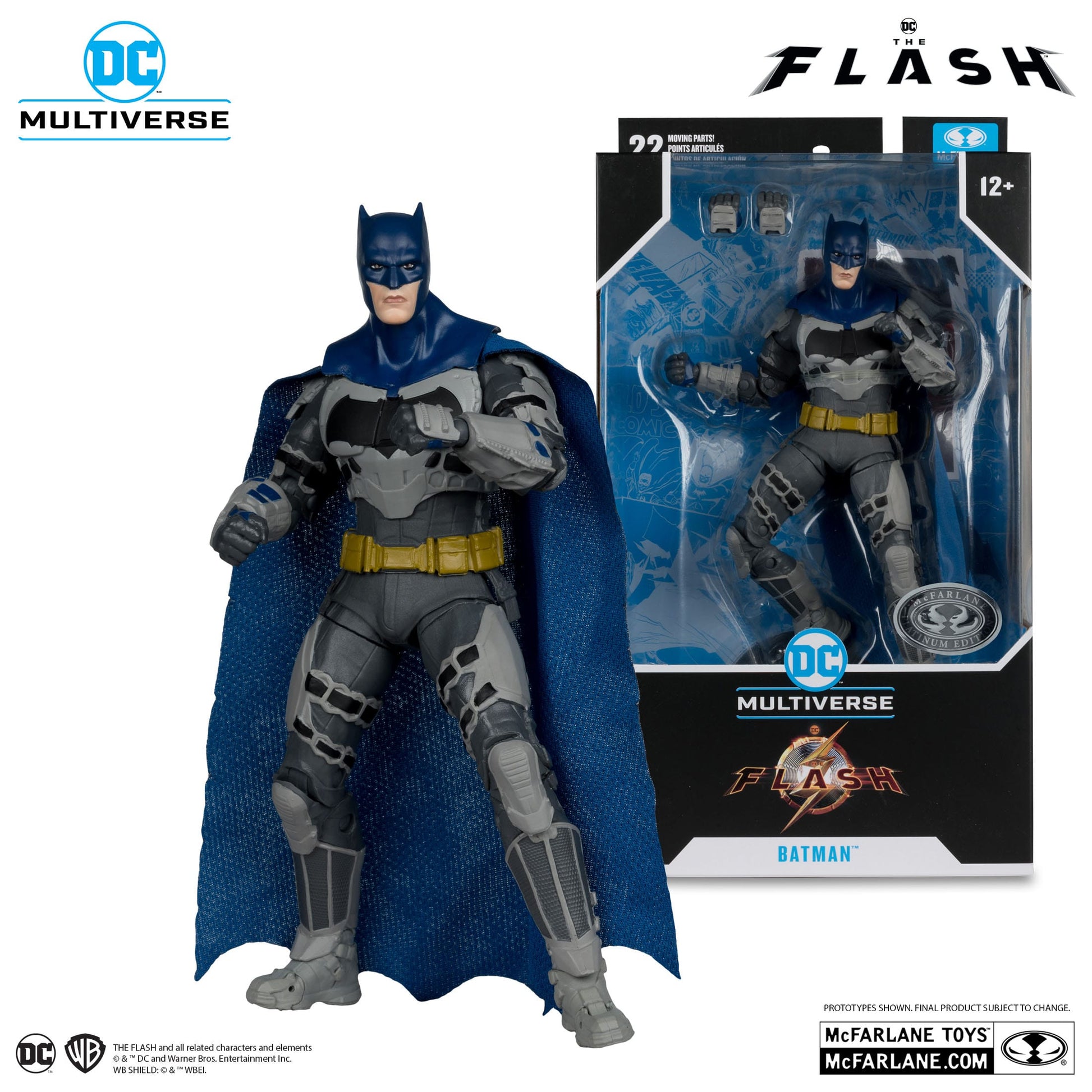 McFarlane Toys DC Multiverse Figure - Batman (The Flash Movie) Platinum Chase Variant PRE-ORDER