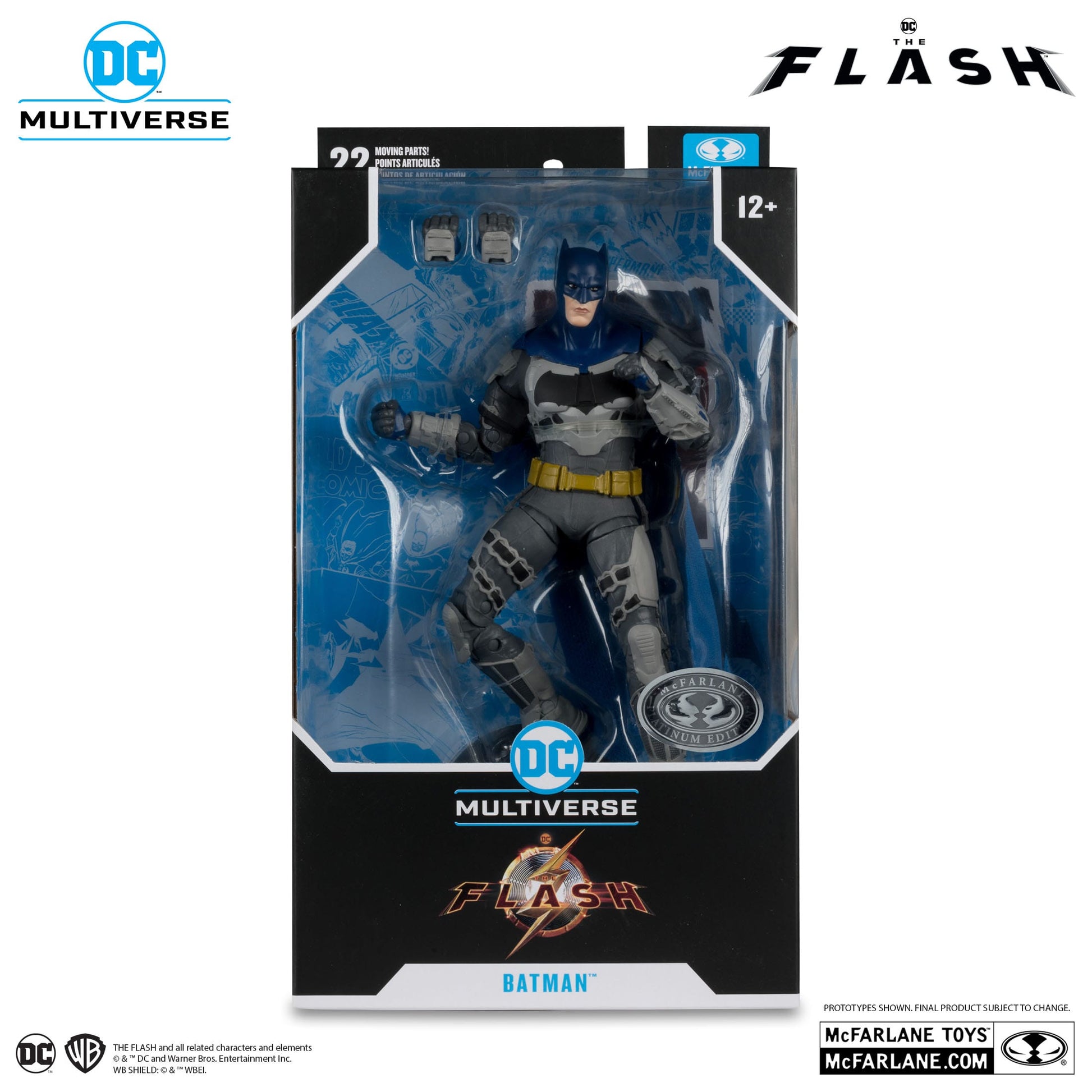 McFarlane Toys DC Multiverse Figure - Batman (The Flash Movie) Platinum Chase Variant PRE-ORDER