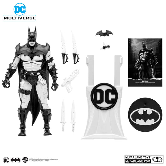 McFarlane Toys DC Multiverse Figure - Batman by Todd McFarlane (Sketch Edition) (Gold Label) PRE-ORDER