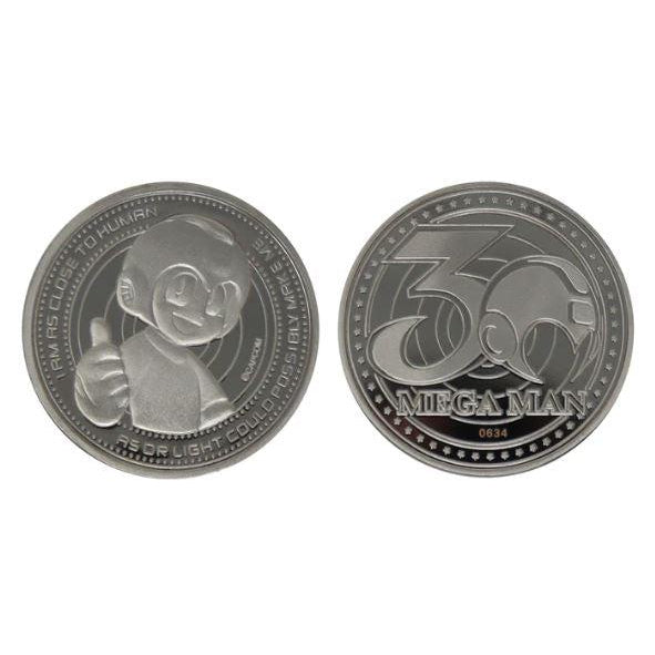 Megaman 30th Anniversary Limited Edition Coin Silver Variant Fanattik