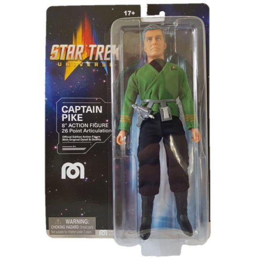 Mego Star Trek Strange New Worlds Captain Pike 8" Action Figure