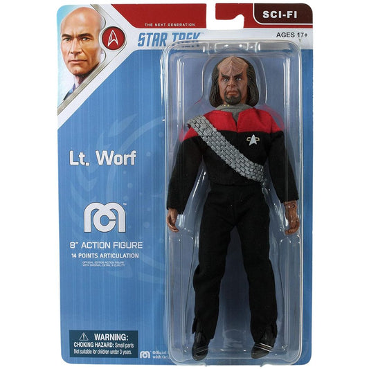 Mego Star Trek The Next Generation Lt. Commander Worf 8" Action Figure