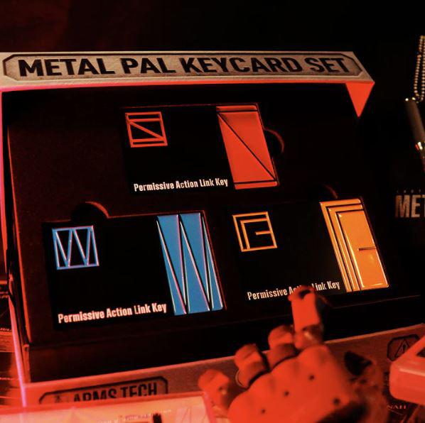 Metal Gear Solid Limited Edition Metal PAL Keycard Set Of 3