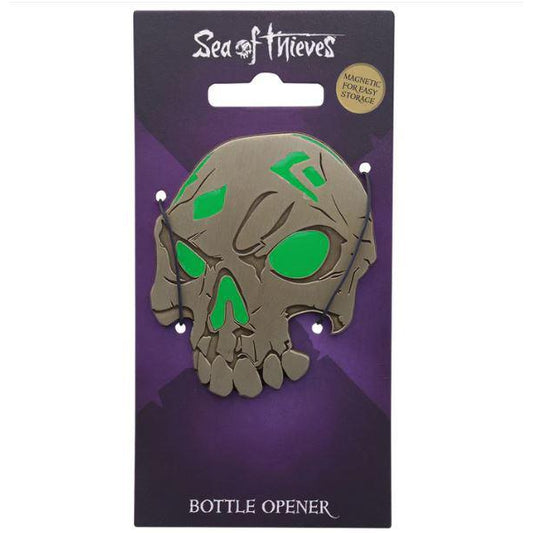 Sea of Thieves Bounty Skull Magnetic Glow In The Dark Bottle Opener Fanattik