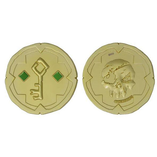 Sea of Thieves Limited Edition Replica Gold Hoarder Key Coin Fanattik