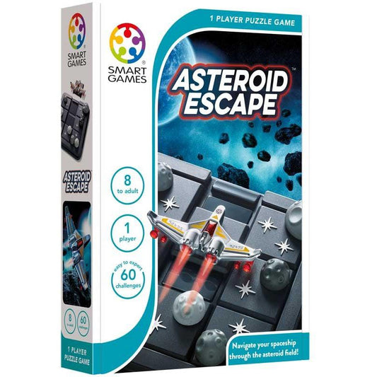 SmartGames Brainteaser Logic Puzzle Game For Children & Adults - Asteroid Escape