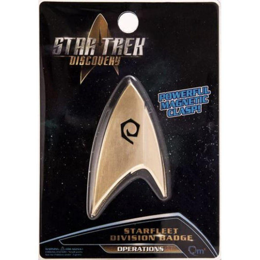 Star Trek Discovery Operations Division Magnetic Badge 1:1 Prop Replica