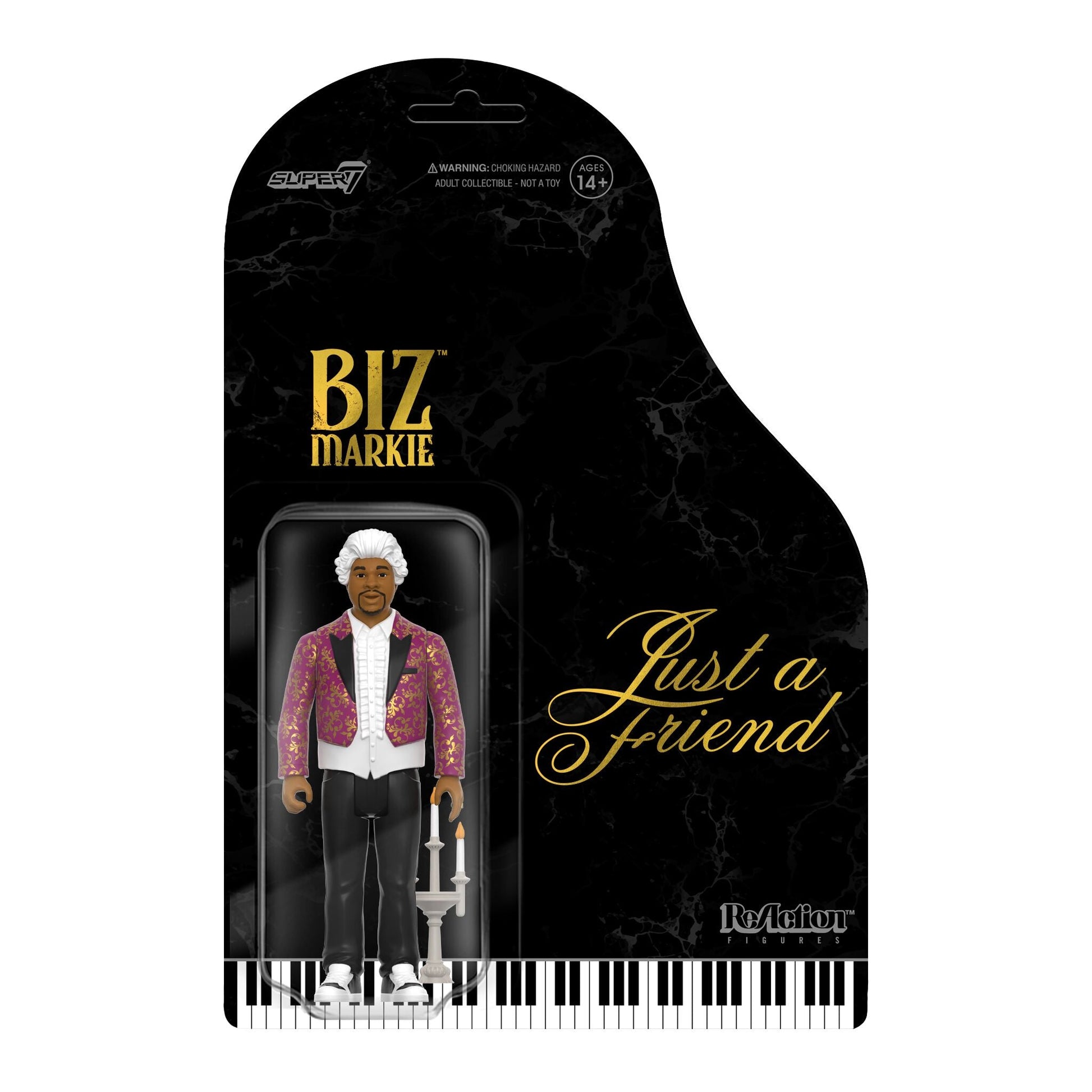 Super7 Biz Markie ReAction Figure Wave 2 - Biz Markie (Just A Friend)