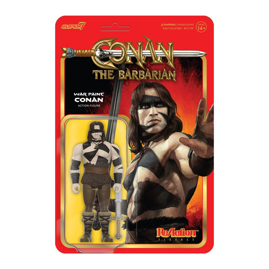 Super7 Conan The Barbarian ReAction Figure Wave 2 - Conan (War Paint) PRE-ORDER