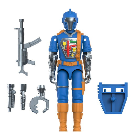 Super7 G.I. Joe ReAction+ Figure Wave 1 - Cobra B.A.T. (Comic Blue) PRE-ORDER