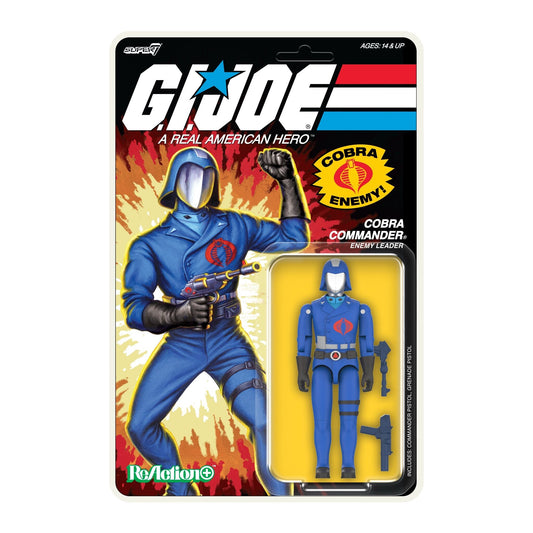 Super7 G.I. Joe ReAction+ Figure Wave 1 - Cobra Commander (Cartoon) PRE-ORDER