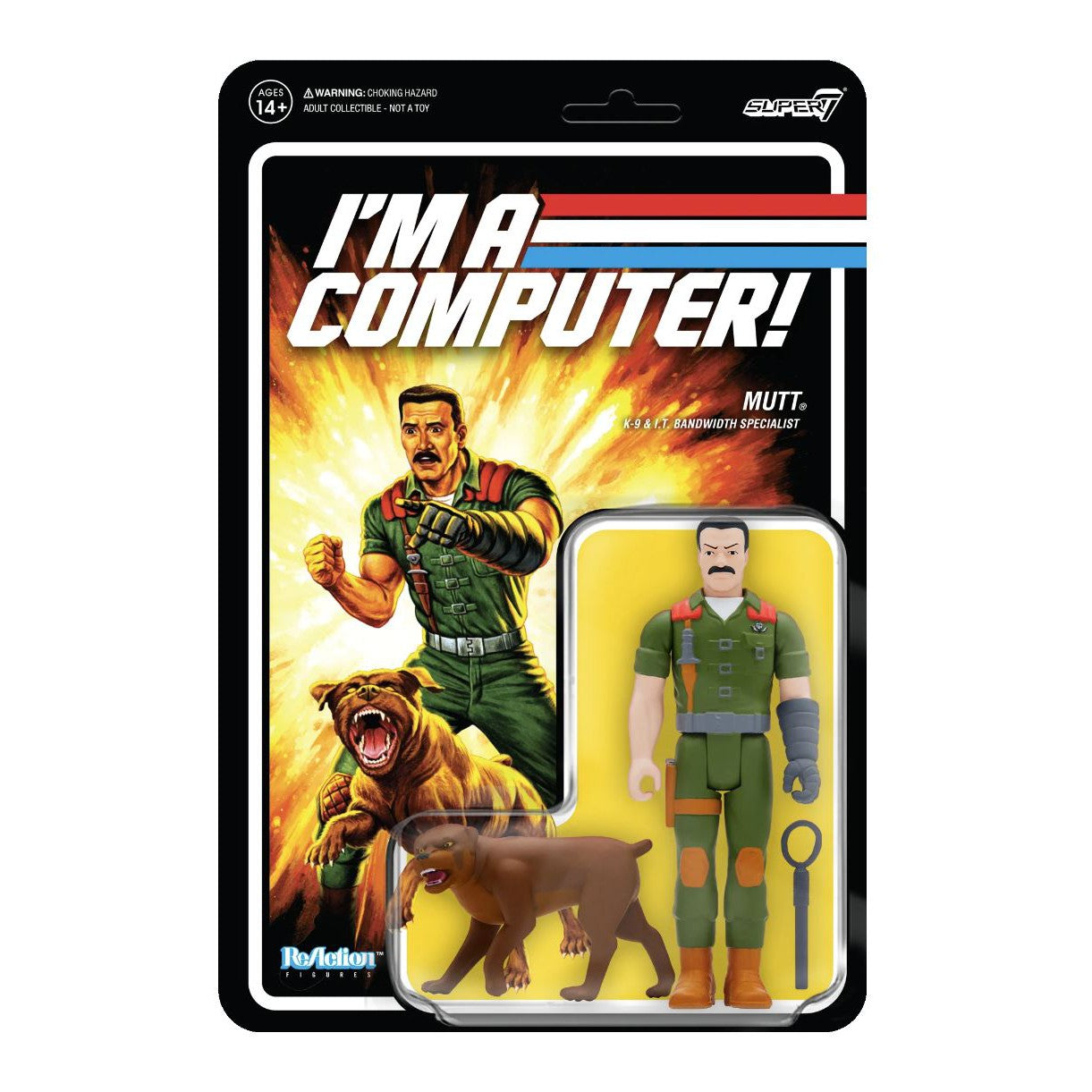 Super7 G.I. Joe ReAction Figure Wave 3 - Mutt (PSA)