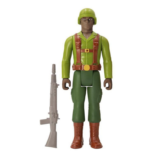 Super7 G.I. Joe ReAction Greenshirt Trooper Brown Action Figure