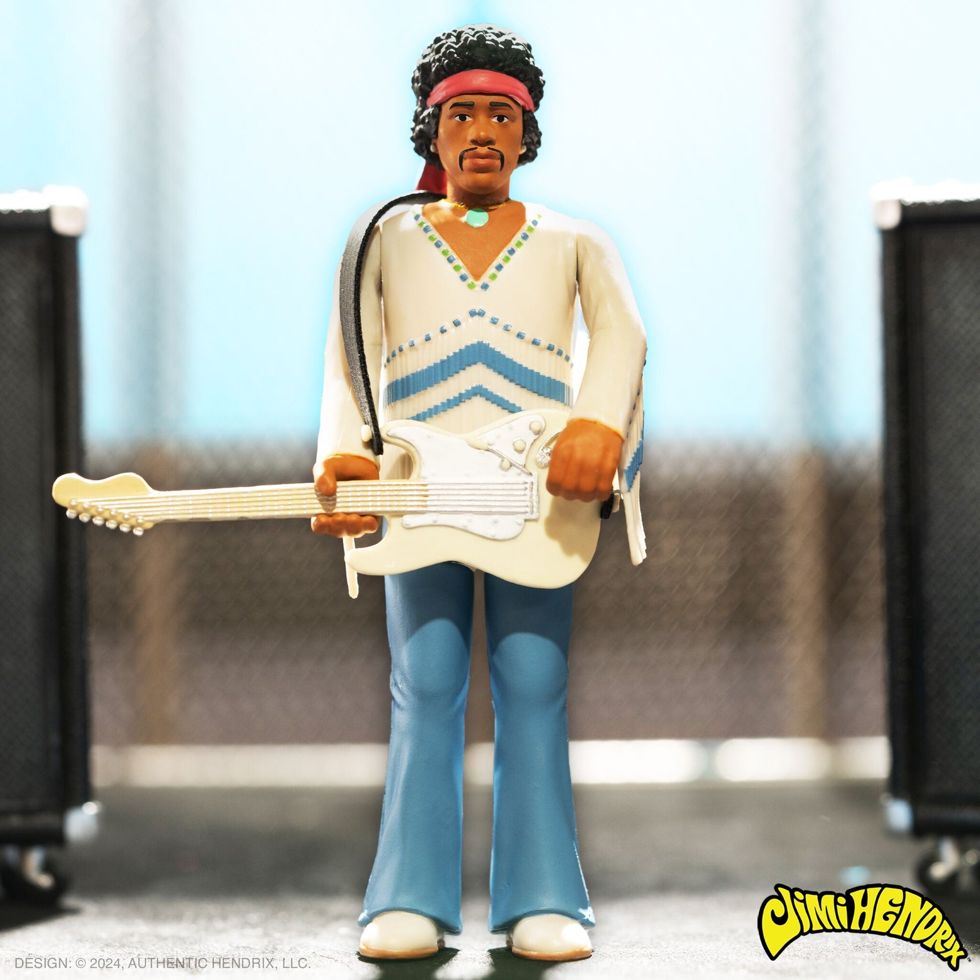 Super7 Jimi Hendrix ReAction Figure - Jimi Hendrix (Festival) PRE-ORDER