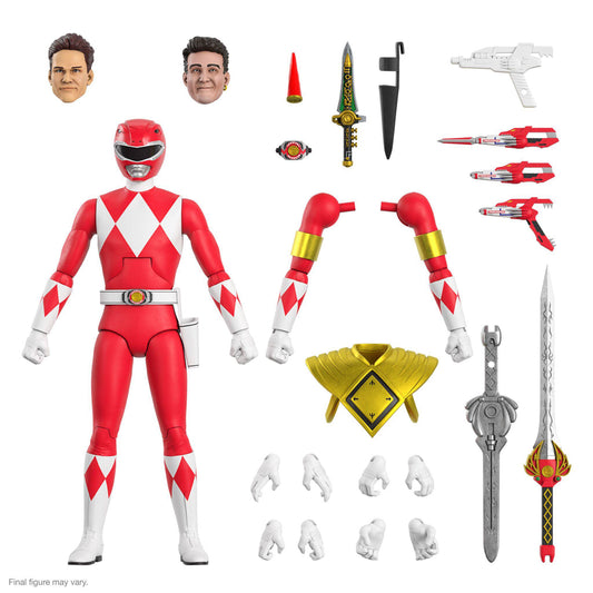 Super7 Mighty Morphin Power Rangers Ultimates Wave 2 - Red Ranger Action Figure