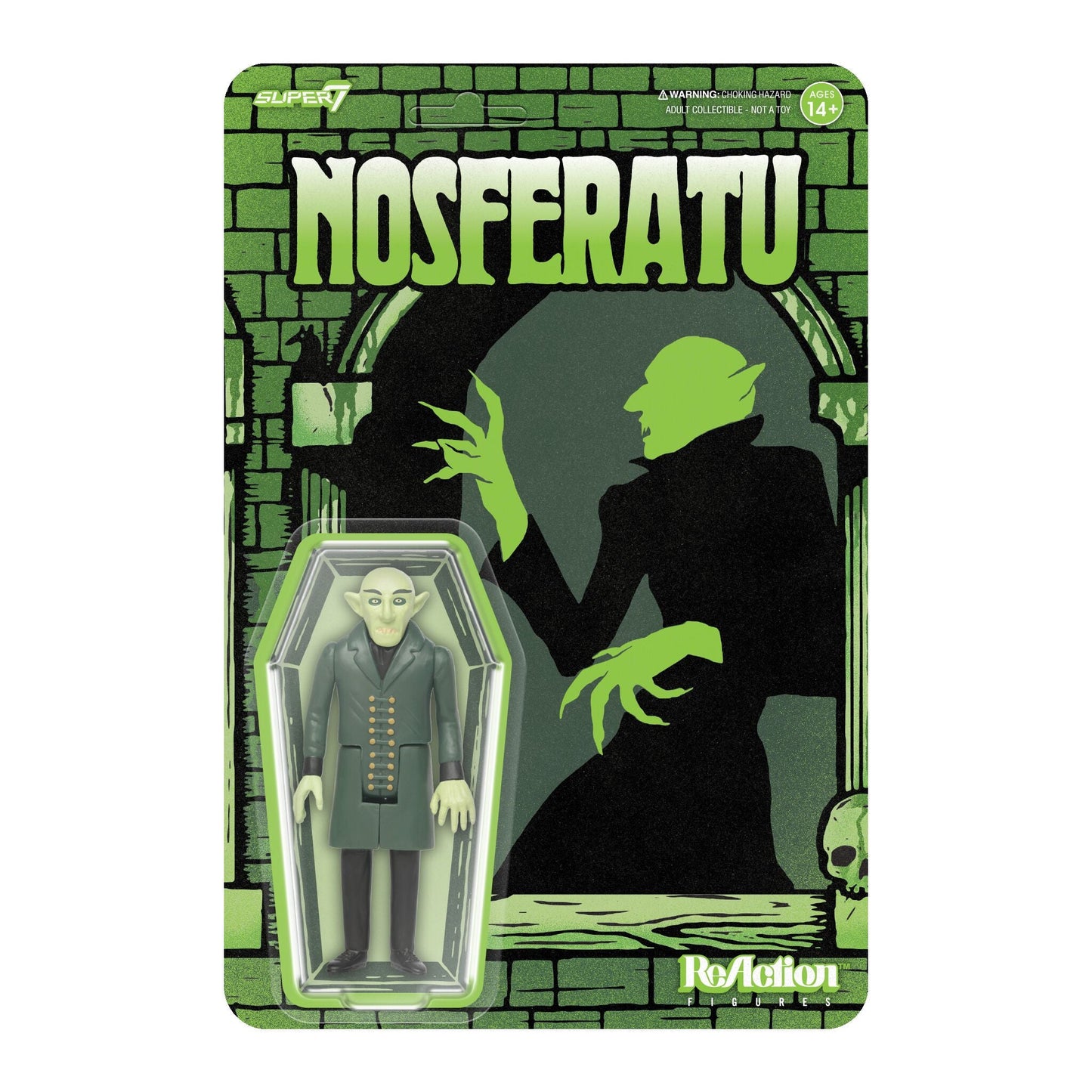 Super7 Nosferatu ReAction Figure - Nosferatu (Film Poster) PRE-ORDER