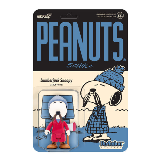 Super7 Peanuts ReAction Figure Wave 5 - Lumberjack Snoopy