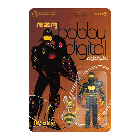 Super7 RZA ReAction Figure - Bobby Digital (Digital Bullet)