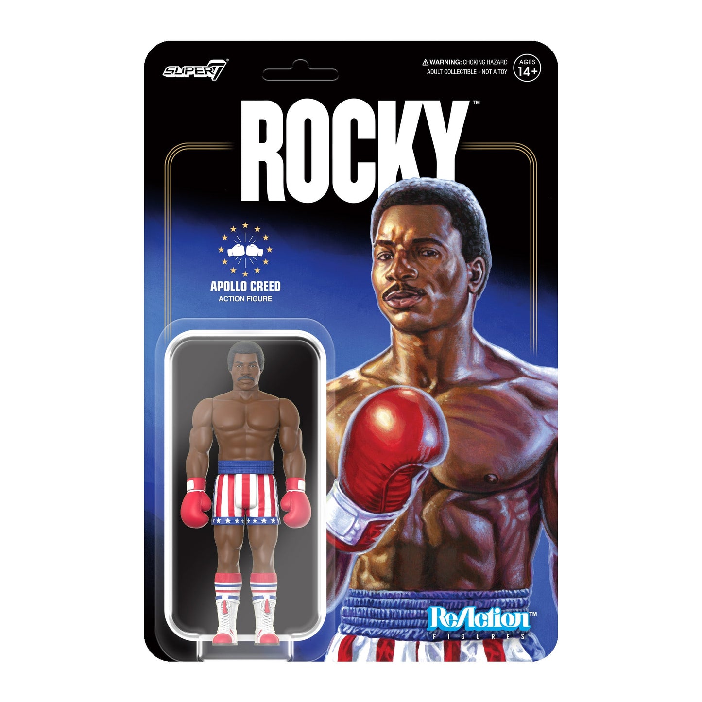 Super7 Rocky ReAction Figure Wave 2 - Apollo Creed (Boxing)