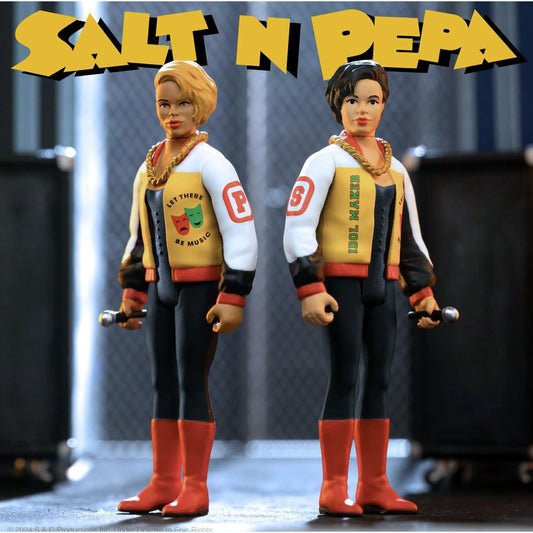 Super7 Salt-N-Pepa ReAction Figures - Let There Be Music (Push It) 2-Pack