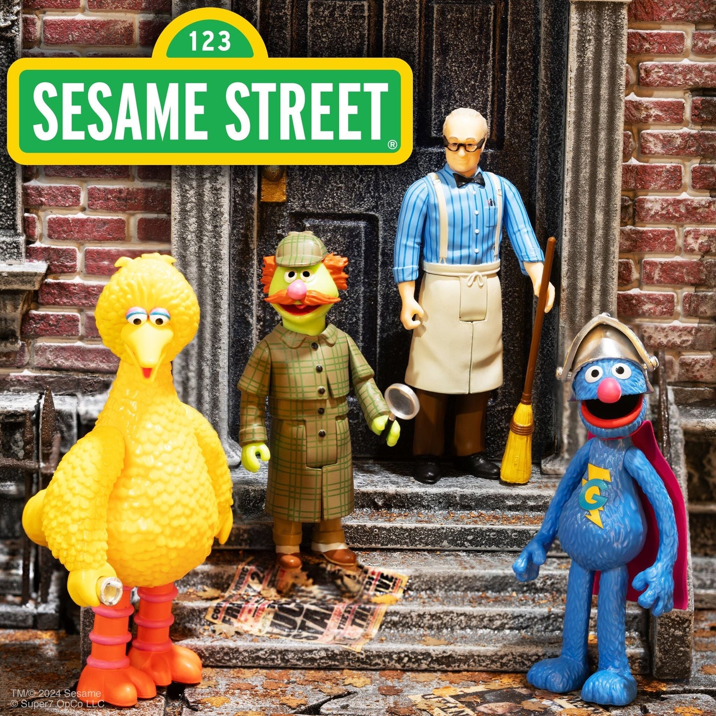 Super7 Sesame Street ReAction Figure Wave 3 - Sherlock Hemlock PRE-ORDER