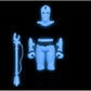 Super7 Teenage Mutant Ninja Turtles ReAction Figure - Foot Soldier (Blue Glow) Exclusive PRE-ORDER
