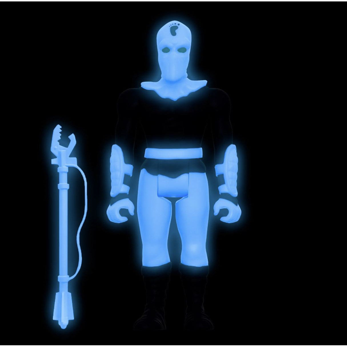 Super7 Teenage Mutant Ninja Turtles ReAction Figure - Foot Soldier (Blue Glow) Exclusive PRE-ORDER