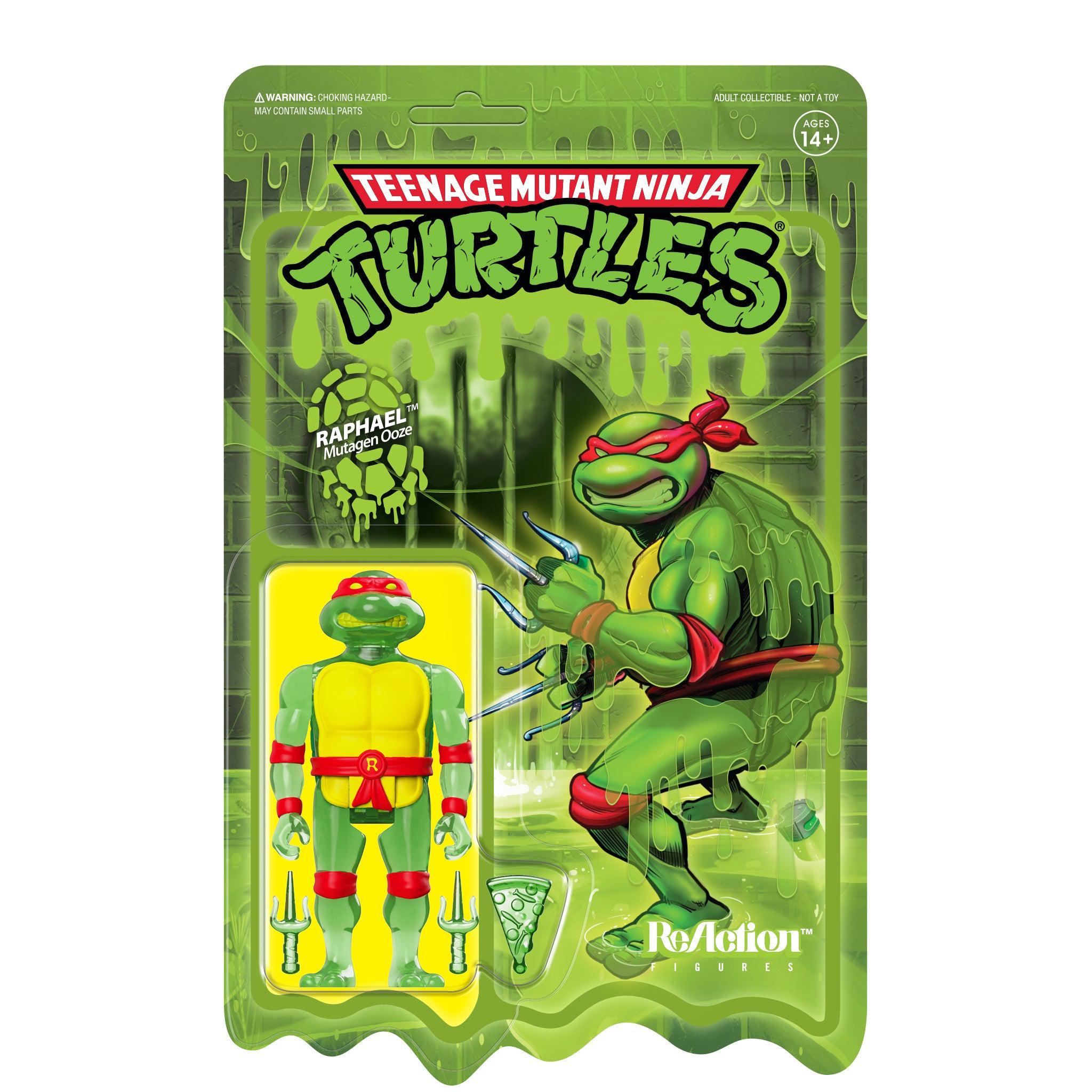 Super7 Teenage Mutant Ninja Turtles ReAction Figure - Raphael (Mutagen ...