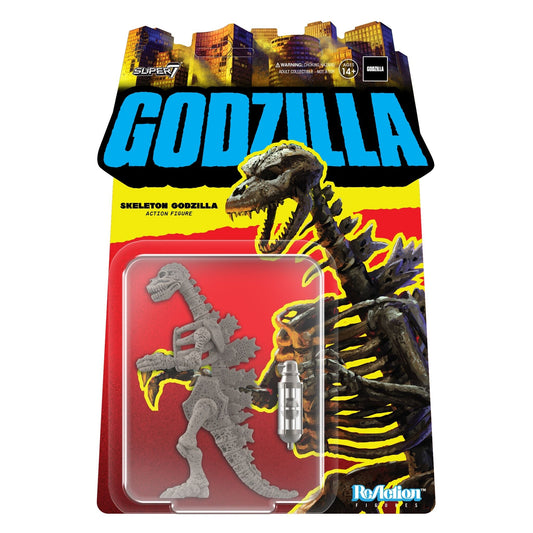 Super7 Toho Godzilla ReAction Figure - Godzilla Skeleton (Grey) PRE-ORDER