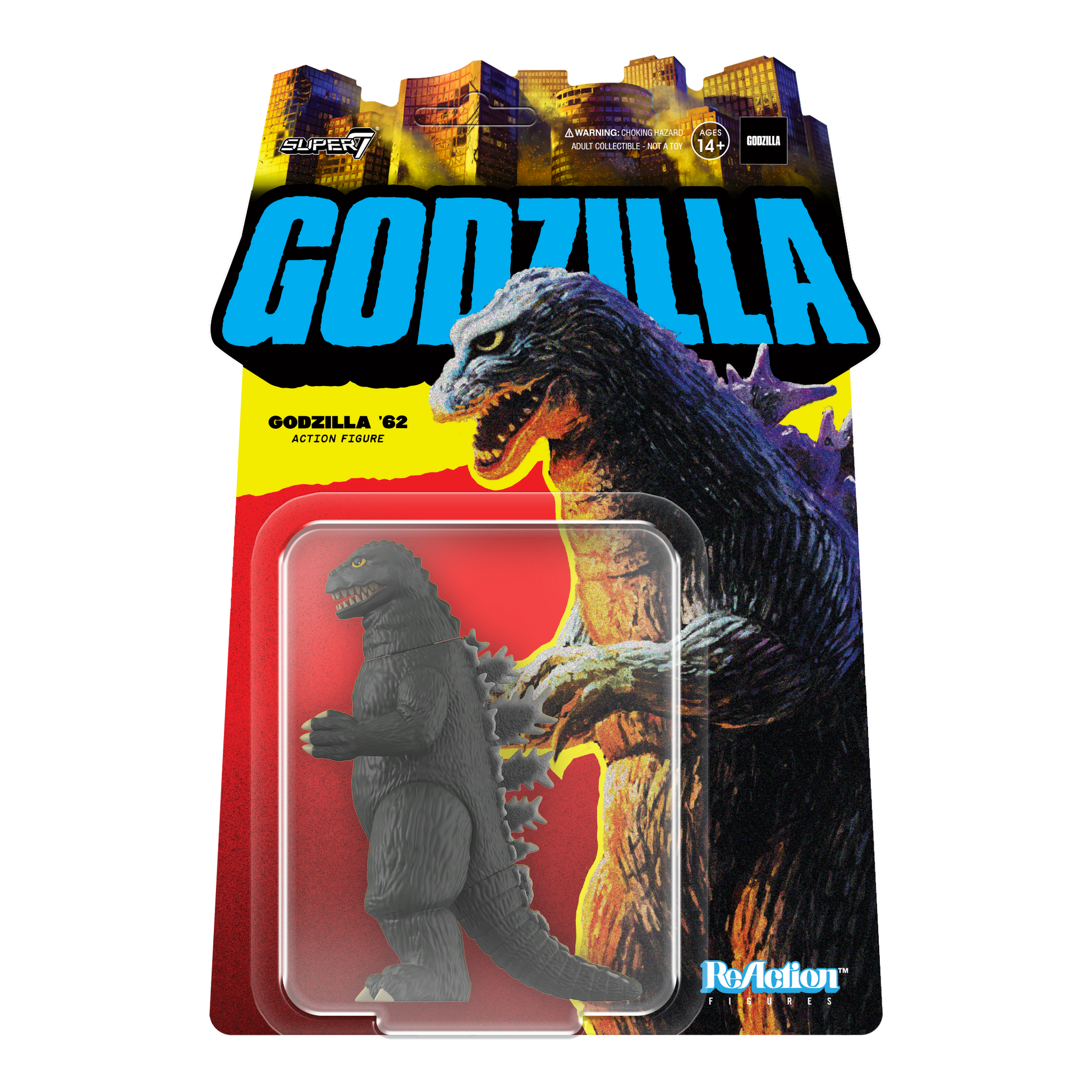 Super7 Toho ReAction Figure Wave 2 - Godzilla '62 (Three Toes)