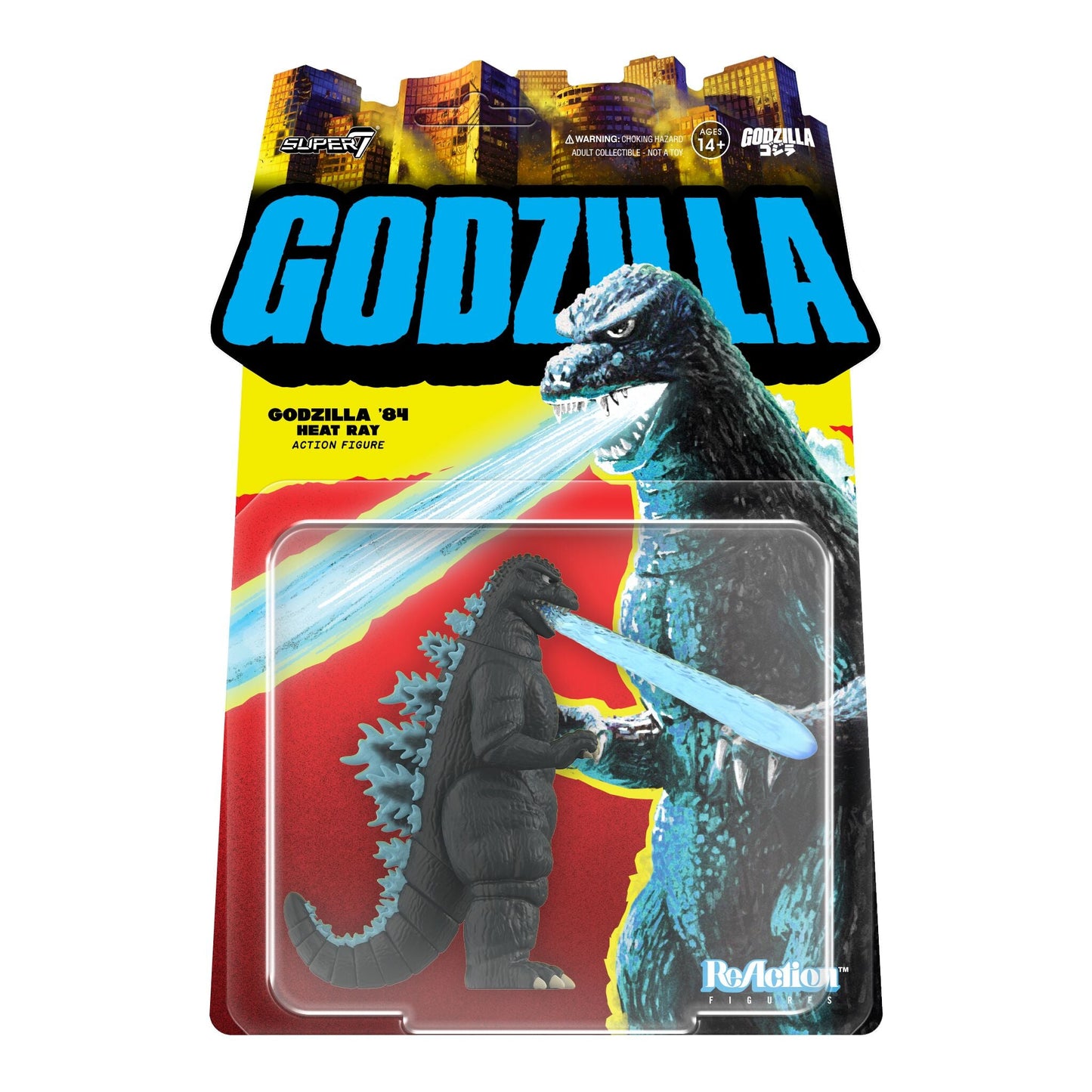 Super7 Toho ReAction Figure Wave 7 - Godzilla 1984 (Heat Ray) PRE-ORDER