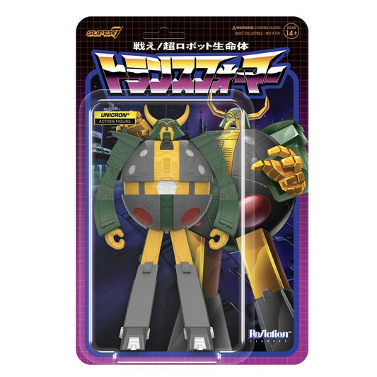 Super7 Transformers ReAction Figure - Unicron (Japanese Prototype) Action Figure