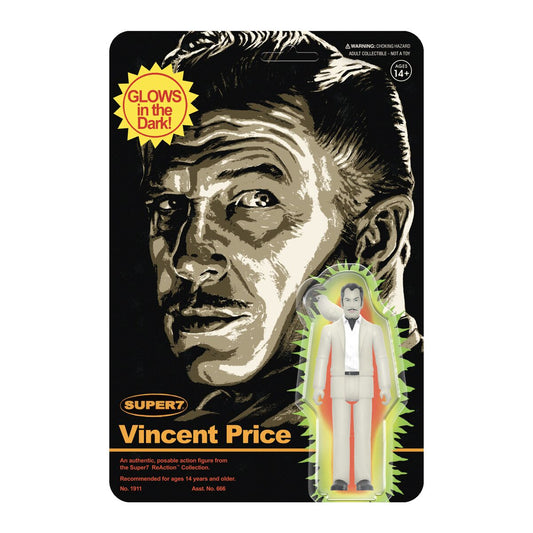 Super7 Vincent Price ReAction Figure - Vincent Price (Monster Glow)