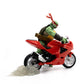Teenage Mutant Ninja Turtles BST AXN - Raphael With Motorcycle (GITD) Figure