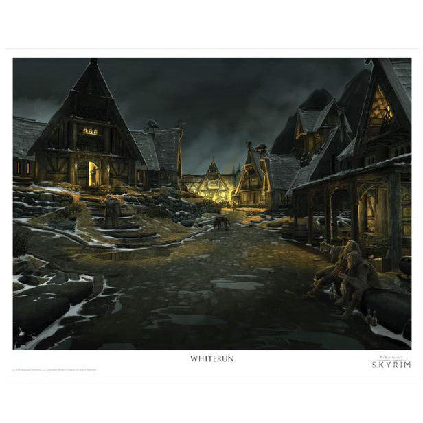 The Elder Scrolls V Skyrim Limited Edition Lithograph Art Print Set