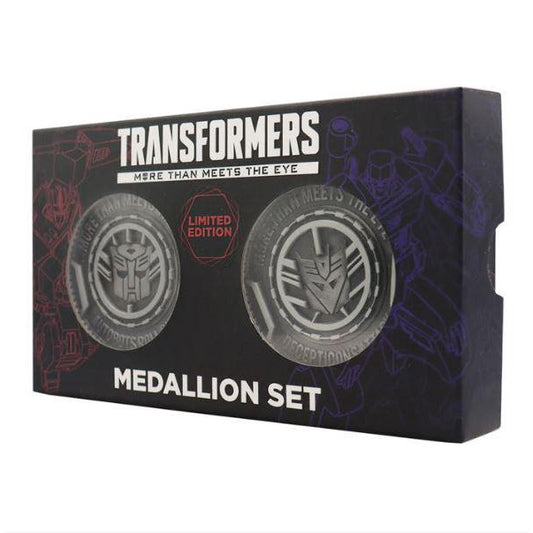 Transformers Limited Edition Collectible Medallion Set