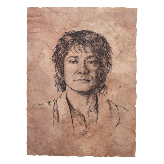Weta The Hobbit Art Print Portrait of Bilbo Baggins 21 x 28 cm PRE ORDER